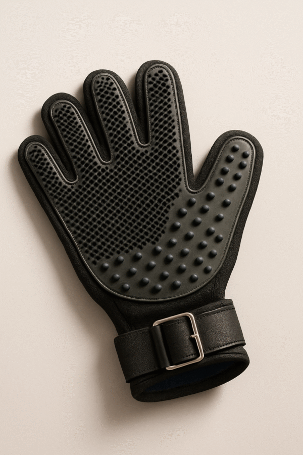Dual-Sided Deshedding and Massage Glove